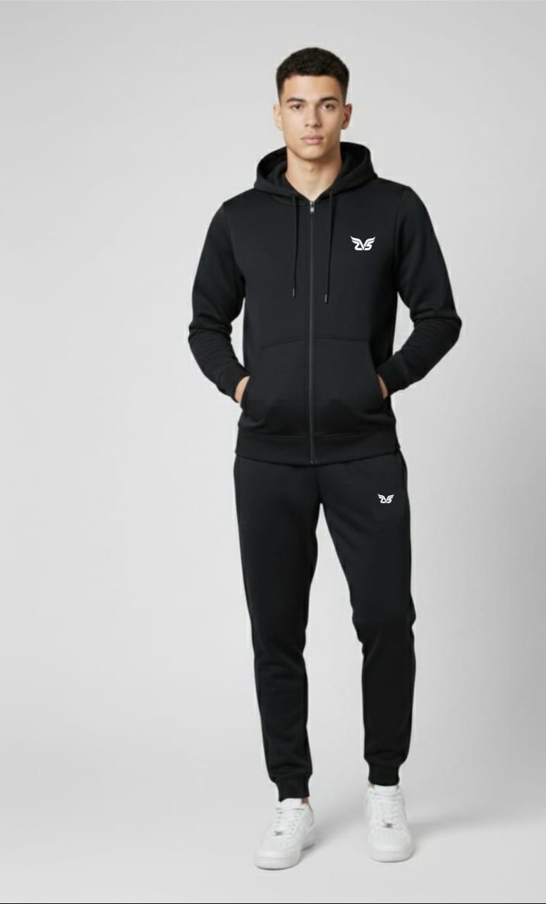 Black Color Premium Hoody & Trouser