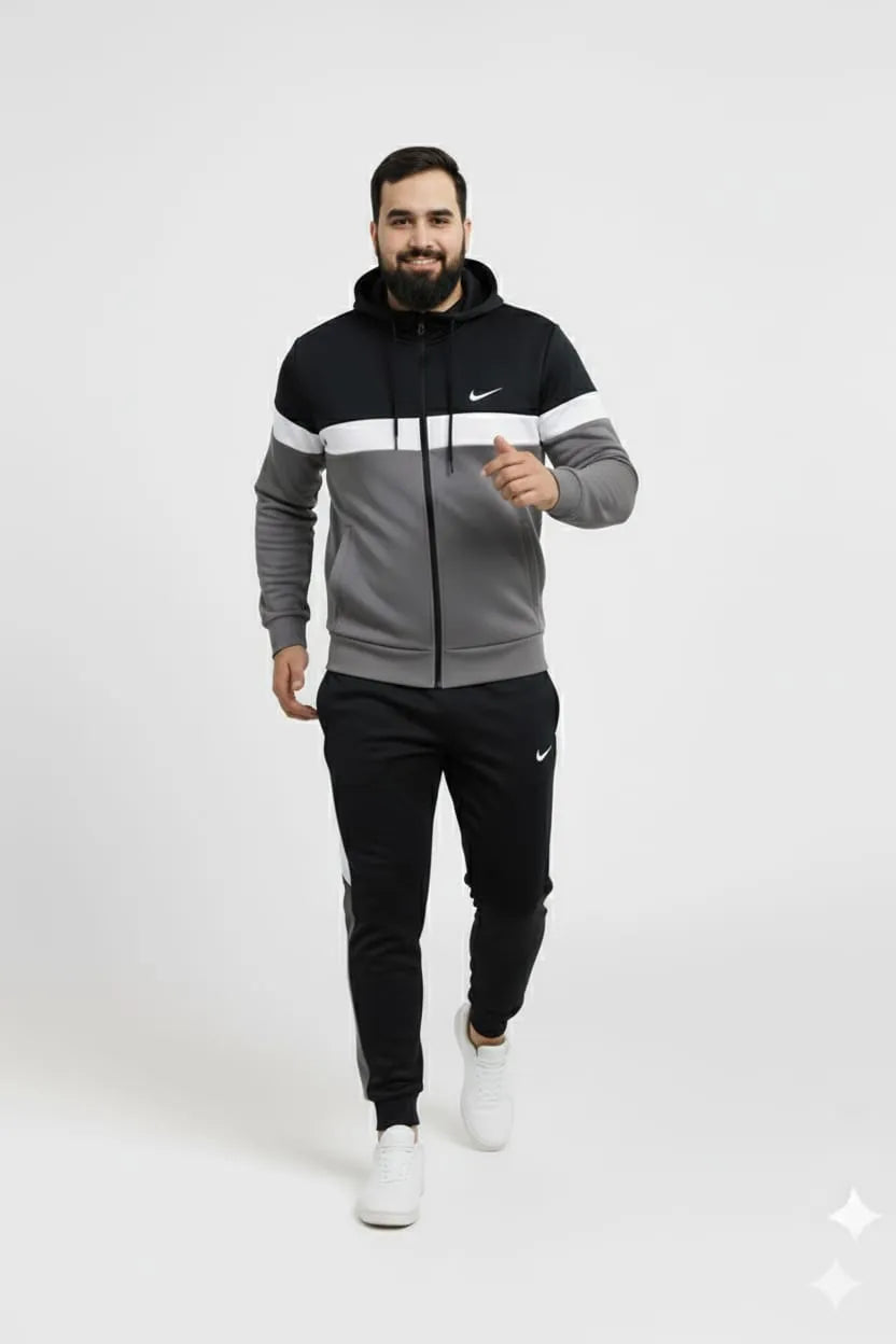 Gary white block Hoody & Trouser