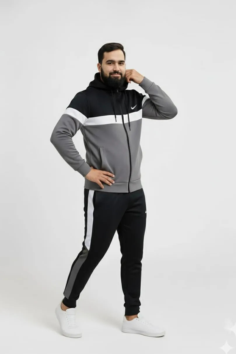 Gary white block Hoody & Trouser