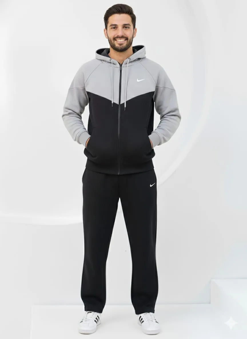 GreyEdge Oversized ZipUp Upper - Premium Cotton Micro Fleece