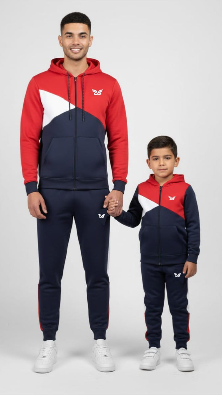 Red, White & Navy combo design-Father’s Style Edition.