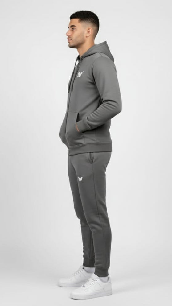 Gray Color Premium Hoody & Trouser